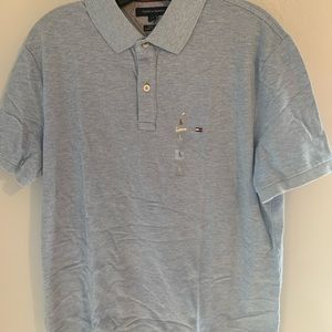 Brand New! Tommy Hilfiger Blue SOLID POLO